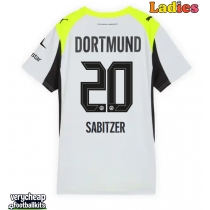 Borussia Dortmund Marcel Sabitzer #20 Replica Away Shirt Ladies 2025-26 Short Sleeve